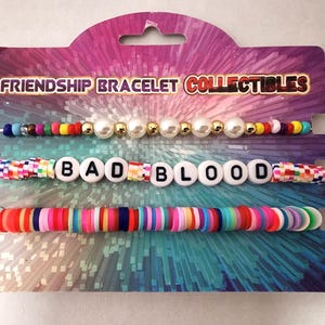 Bad Blood Taylor Armband Eras Tour Perlen Freundschaftsbänder Set