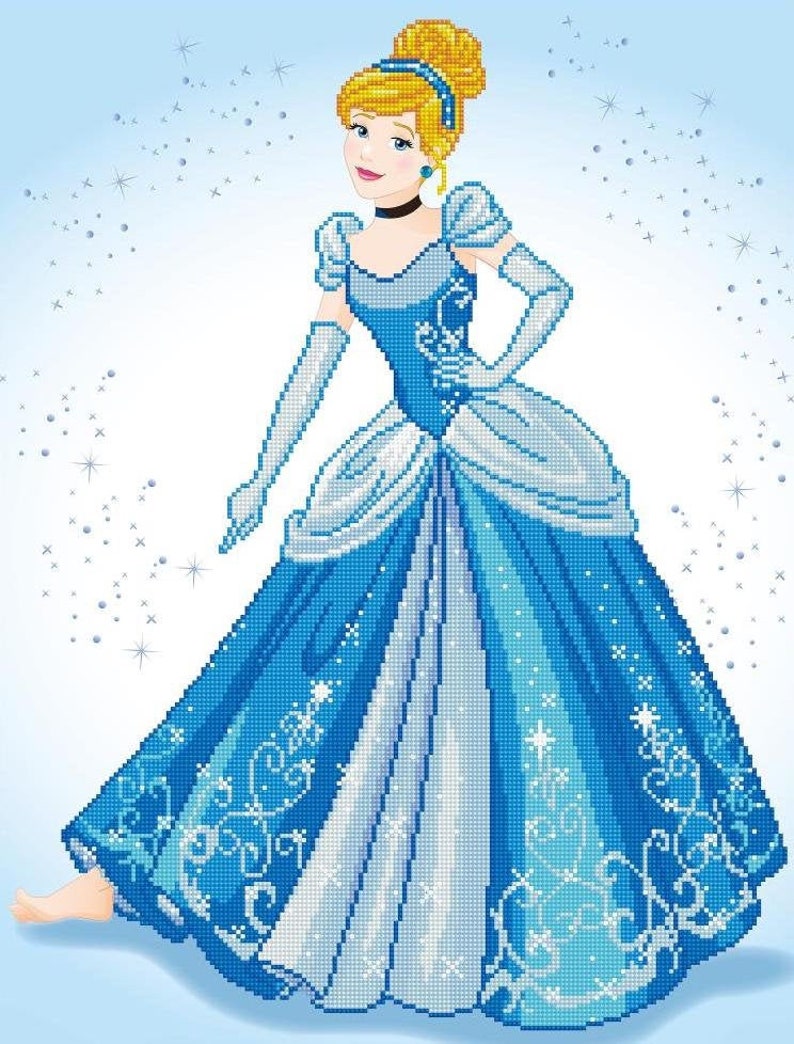 Diamond Dotz Disney Cinderella Princess Facet Art Bead Large | Etsy