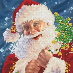 Cartoon Cute Santa on Christmas Diamond Painting Kits – Paint by Diamonds