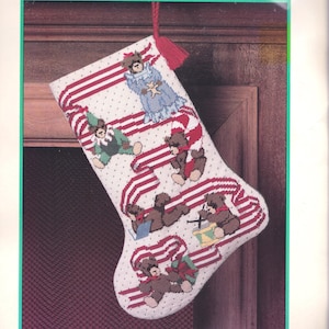 DIY Vintage Teddy Bär Weihnachten Spielzeug Nadelstrumpf Kit