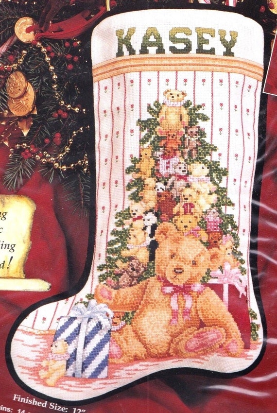 Christmas Stocking Kit, Sew-Your-Own Holiday Decor, Storytime Bears