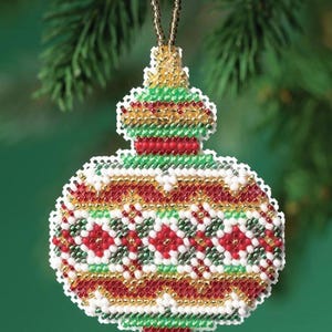 DIY Mill Hill Ruby Diamant Weihnachten Urlaub Perle Kreuzstich Ornament Kit