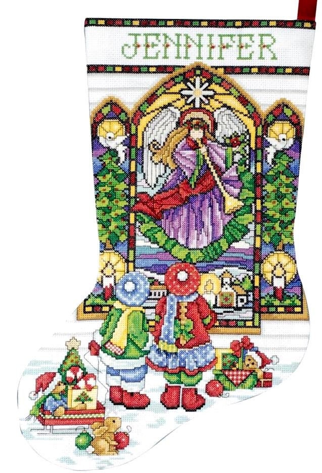 Winter Friends Counted Cross Stitch Stocking Kit by Dimensions