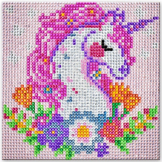 Magical Unicorn Diamond Painting Cross Stitch Kit Square/round 