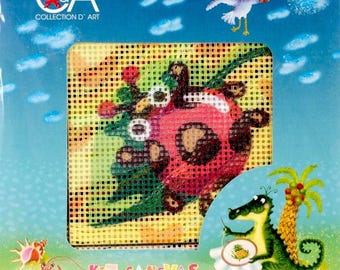 DIY Collection D'Art Kit pour enfants débutants de couture coccinelle coccinelle 4 x 4 po