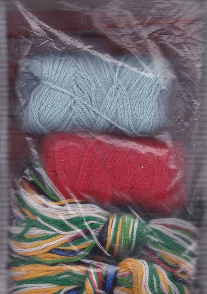 Vintage Bucilla Childs Delight Store Window Toys Needlepoint Stocking Kit 60634