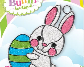 DIY Makit & Bakit Easter Bunny Egg Stained Glass Suncatcher Kit Kids Craft