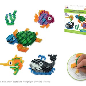 DIY Krafty Kids Under the Sea Kids Fused Bead Ironing Craft Kit