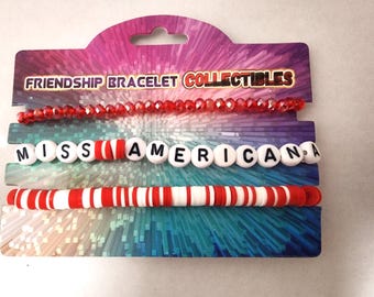 Miss Americana Taylor Bracelet Eras Tour Beaded Friendship Bracelets Set