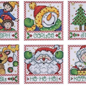 DIY Design Works Holiday Tags Christmas Plastic Canvas Ornament Kit 1691