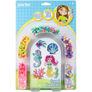 DIY Perler Mermaid Kids Fused Bead Ironing Craft Kit