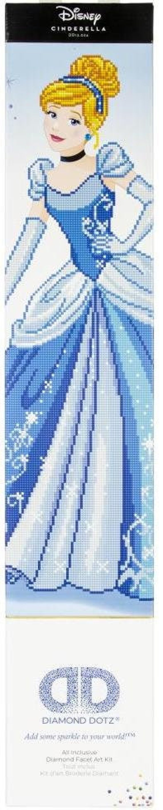 Camelot Dotz Diamond Art Kit 12.6X12.6-Disney Cinderella