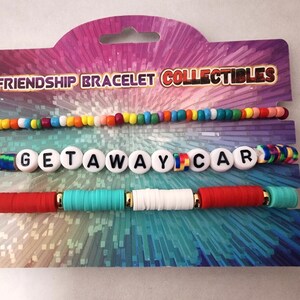 Getaway Car Taylor Bracelet Eras Tour Beaded Friendship Bracelets Set