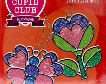 DIY Makit Bakit Flower Butterfly Spring Suncatcher Keychain Kit Kids
