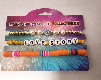 Love Story Taylor Bracelet Eras Tour Beaded Friendship Bracelets Set