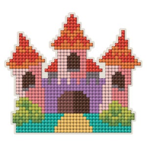 DIY Collection D&#39;Art Castle Fairytale Kids Diamond Magnet Kit
