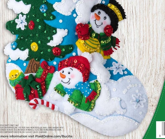 Bucilla ® Seasonal - Felt - Stocking Kits - Teamwork Snowmen - 89248E –  Creative Wholesale