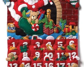 Bucilla Advent Calendar Kit | Etsy