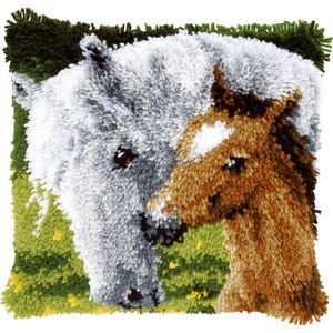 Kit de crochets de verrouillage DMG DIY Vervaco pour cheval et poulain, poney, 40 cm (16 po.)