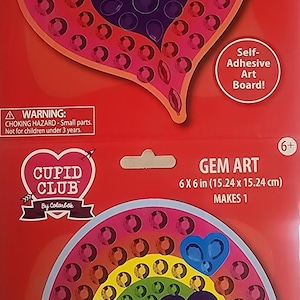DIY Colorbok Rainbow Heart Gem Art Craft Kit Bundle Lot