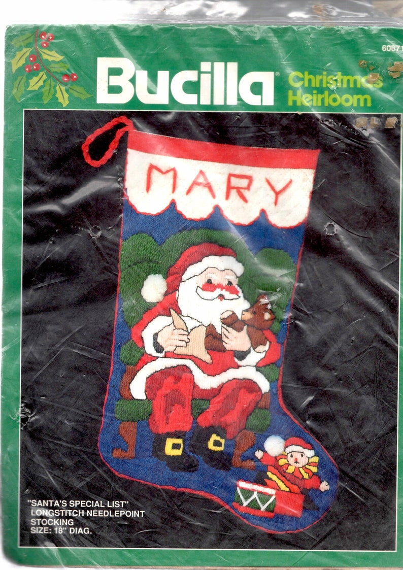 Bucilla Santa/'s Snowman ~ 18/" Felt Christmas Stocking Kit #86862 Claus Frosty