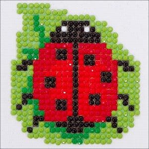 DIY Diamond Dotz Lady Luck Bug Kids Beginner Starter Kit