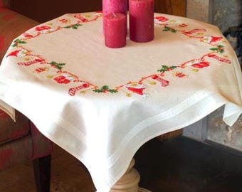 DIY Vervaco Weihnachtsdekor Gestempelt Kreuzstich Tischdecke Kit