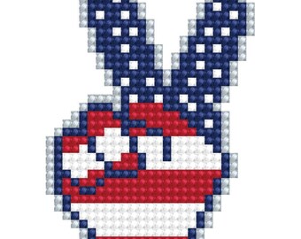 DIY Diamond Dotz Peace Patriotic Stickers Facet Art Bead Craft Kit