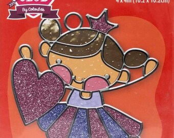 DIY Makit & Bakit Fairy Princess Heart Valentines Suncatcher Kit Kids