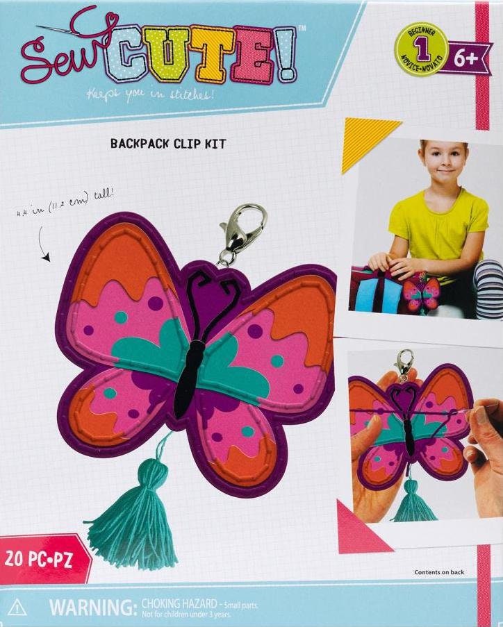 Button Sewing Set for Kids, Beginner Sewing Kit, Preschool Sewing