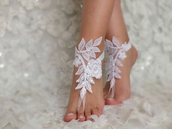 Gift Bridal Accessories Jewelry Sandals Shoes Barefoot Bridal