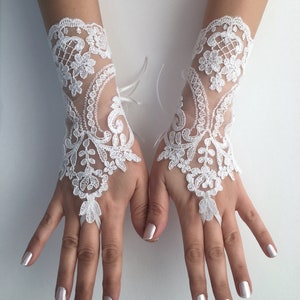 lace gloves ivory bridal gloves women gloves fingerless gloves long gloves ivory gloves wedding gloves arm warmers french lace ivory