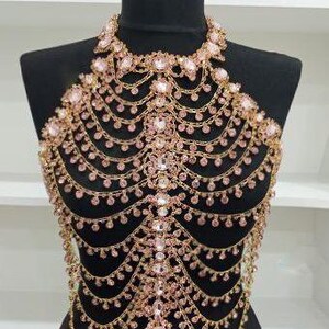 Holiday Colorful Candy Pendant Body Chain