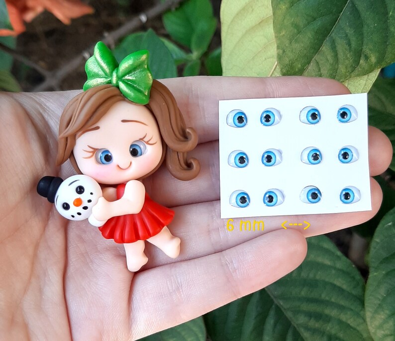 PP - Resin 3d Eye Sticker 6 pairs Eye 3D