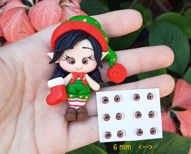 PP - Resin 3d Eye Sticker 6 pairs Eye 3D