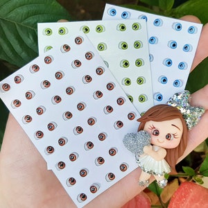 PP - Resin 3d Eye Sticker 6 pairs Eye 3D