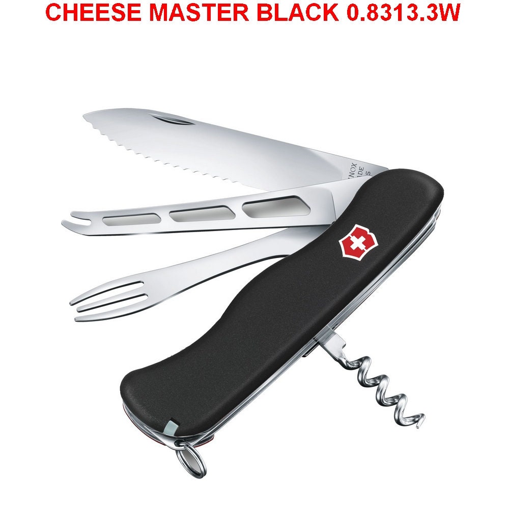 Swiss Army Knife VICTORINOX CHEESE MASTER Black 0.8313.3W Etsy