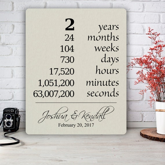 2 anos, 24 meses, 104 semanas 730 dias, 17.520 horas, 1.051.200 min Y  63.072.000 seg juntos TE AMO MUITO Poster, Arjan
