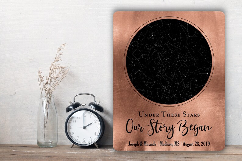 Copper Anniversary Gift for Him 7th Anniversary Present Etsy