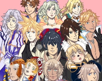 Final Fantasy Dissidia NT Poster Print