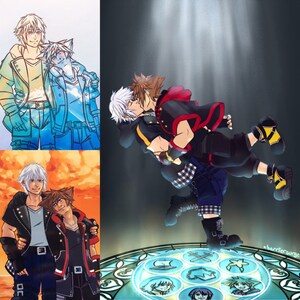 Kingdom Hearts Sora & Riku Prints
