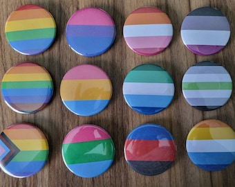 LGBTQ Pride Buttons (Orientations)