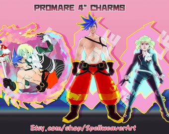 Promare 4” Charms