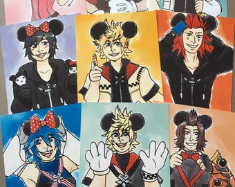 Kingdom Hearts Disneyland Prints