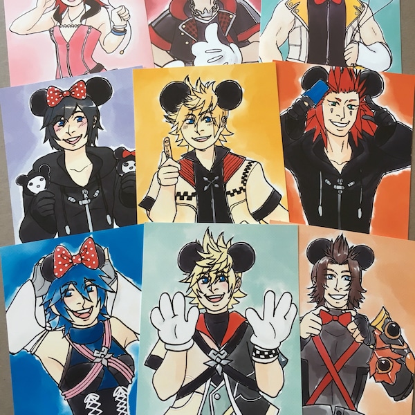 Kingdom Hearts Disneyland Prints