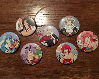 Fire Emblem New Year's Buttons
