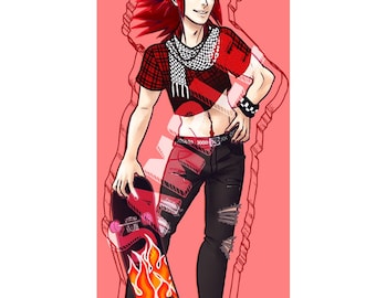 Kingdom Hearts Skater Charms: Axel