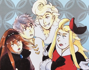 Bravely Default Prints