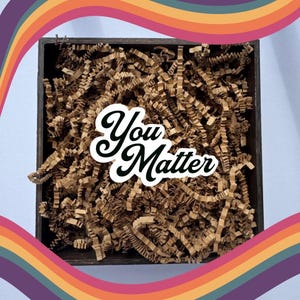 You Matter Sticker: Positive Affirmation Decal image 5