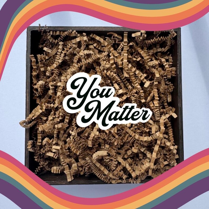 You Matter Sticker: Positive Affirmation Decal image 5